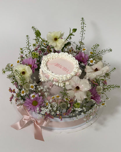 MOM FLOWER CAKE